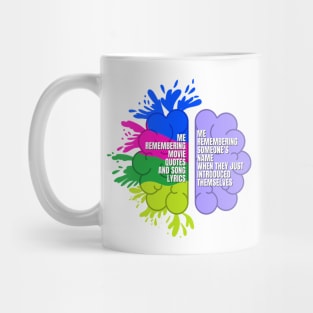 Autism Memory Issues Funny Design Perfect for Autistic People Mug